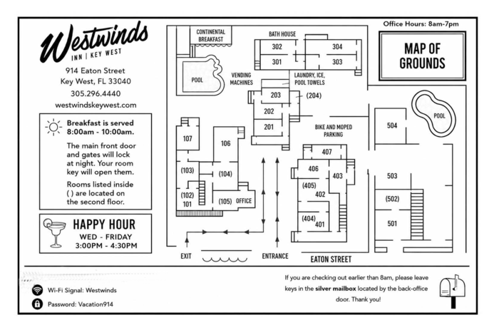 a black and white map of a building